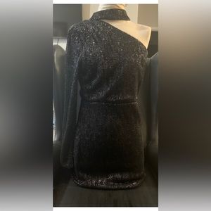 Brand nwot One shoulder evening dress